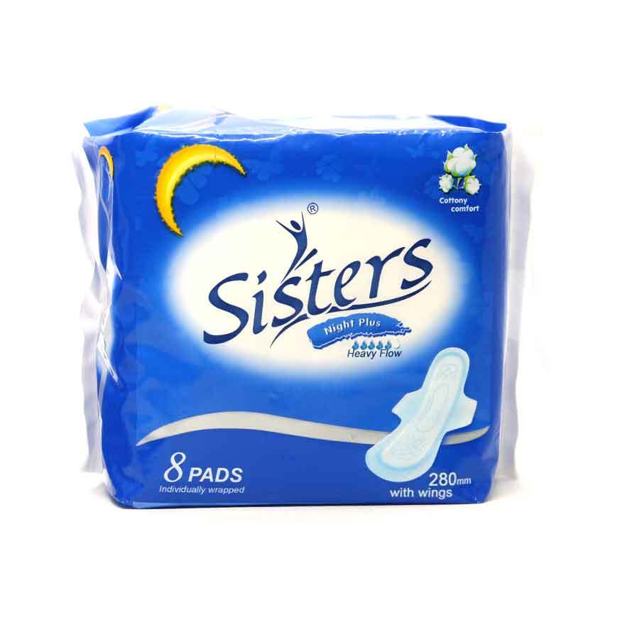 SISTERS NAPKIN SILK NIGHT W/ WINGS 36/8'S