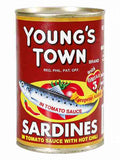 YOUNG'S TOWN SARDINES RED 48/425G