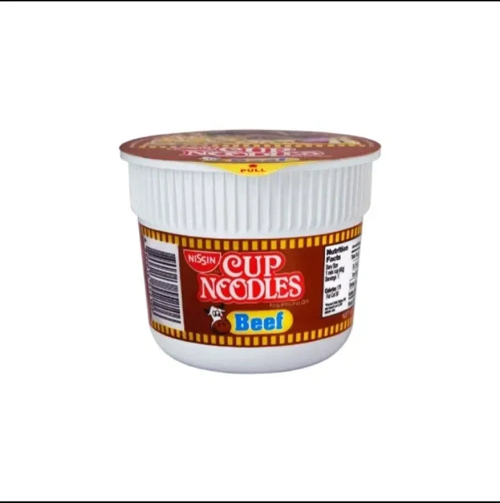 NISSIN MINI CUP NOODLES BEEF 48/40G